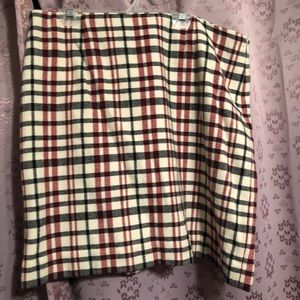 Plaid skirt